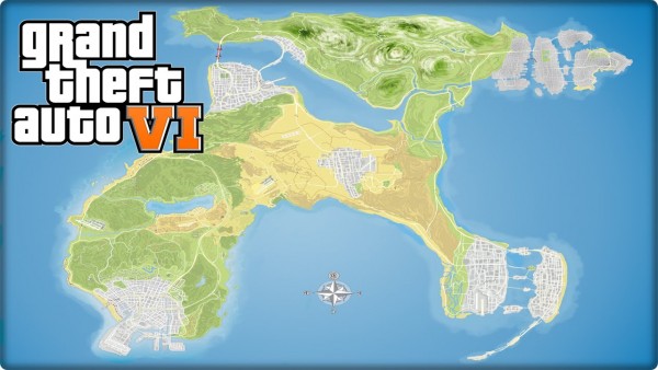 Grand Theft Auto Map